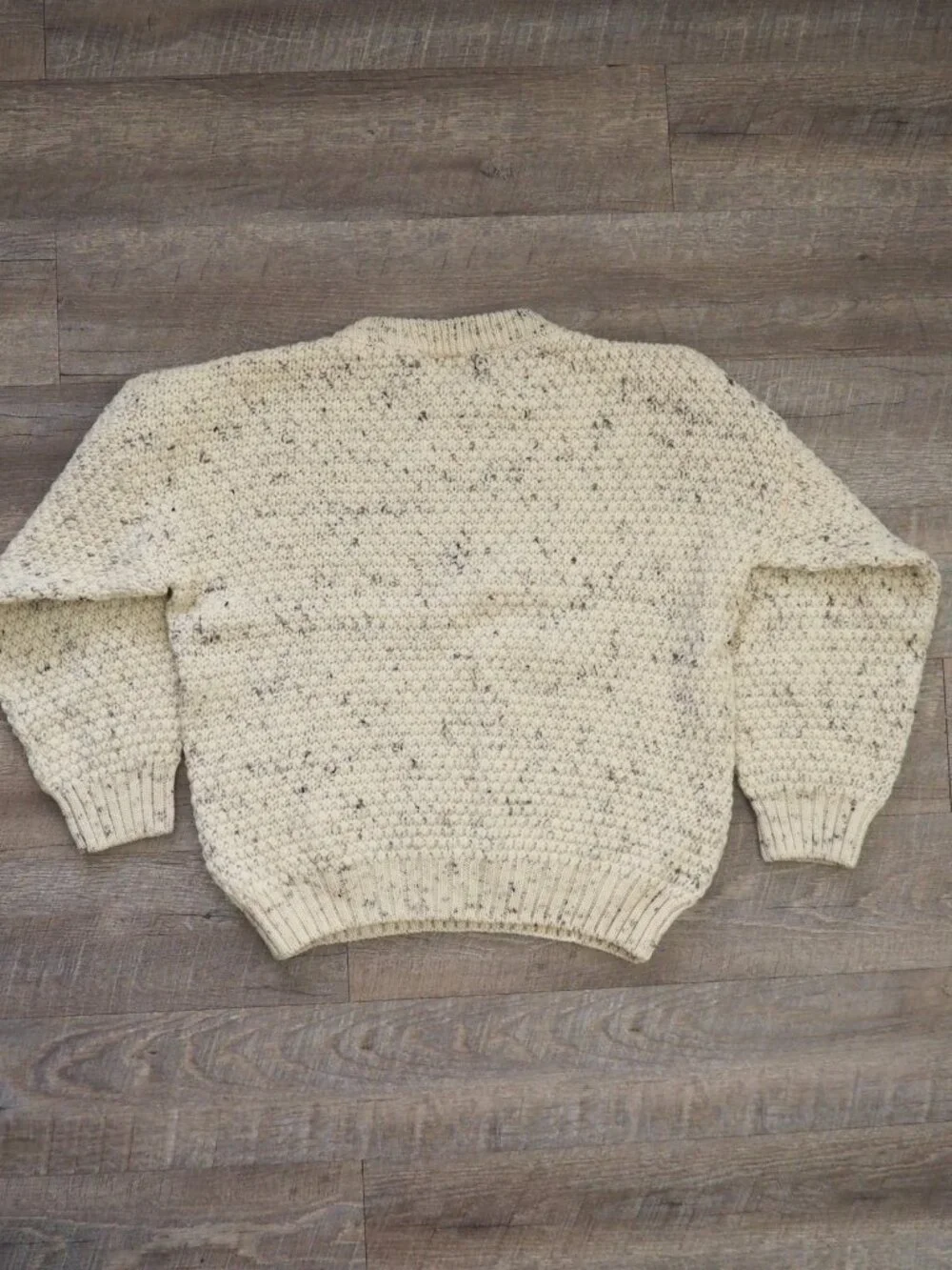 Vintage Cottage Knitwear Aran by Classic Knits Chunky Fisherman Cable Knit - Picture 8 of 9